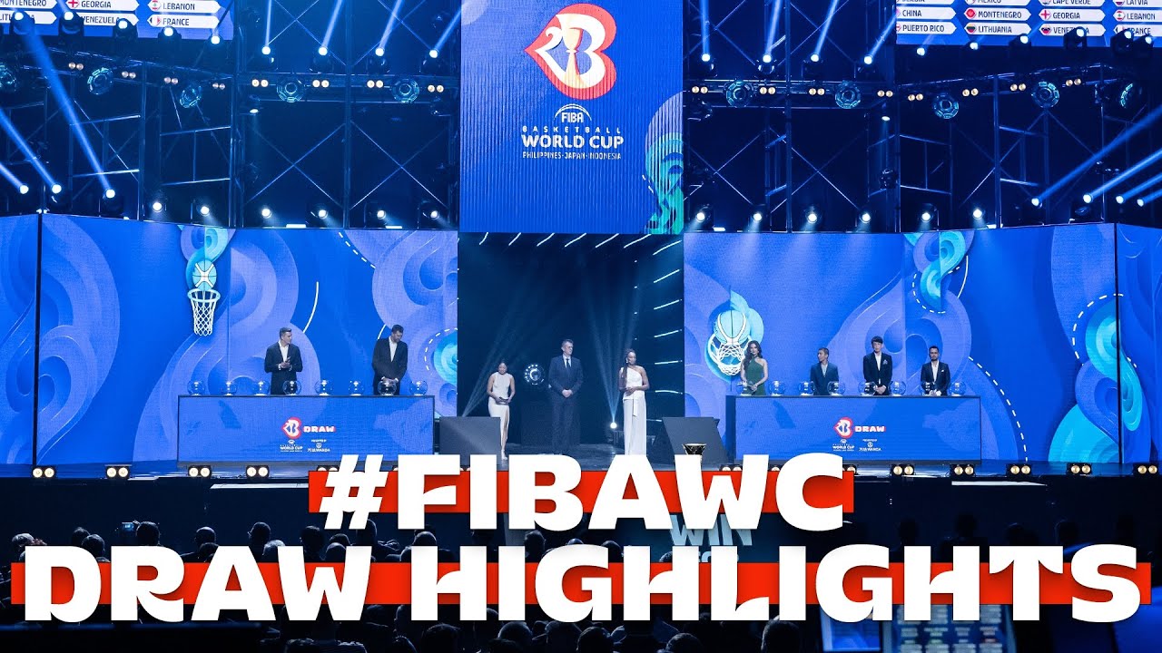 All the action from the FIBA Basketball World Cup 2023 Draw, presented by Wanda