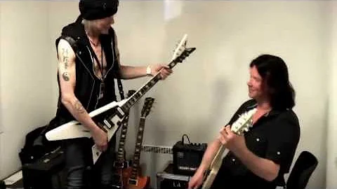 Michael Schenker jamming with John Norum