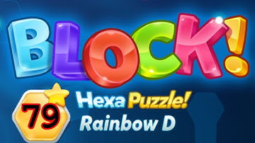 BLOCK! Hexa Puzzle! Rainbow D Level 79 (Premium) - Lösung Solution Walkthrough