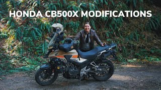 My Honda CB500x Mods for ADV & Long Distance Travel