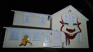 Halloween Light Show Mankato Minnesota 2023 Projection mapping