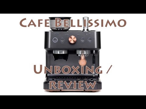 Cafe Bellissimo Espresso Machine Review and Unboxing