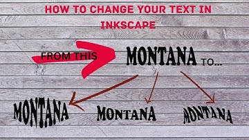 How to Change Text in Inkscape | How to Alter Words in Inkscape