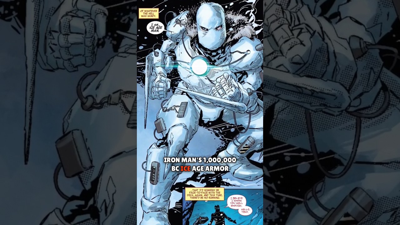 Ironman's 1 Million BC Ice Age Armor • I Am Ice Age Man • Coolest Ironman Suit 