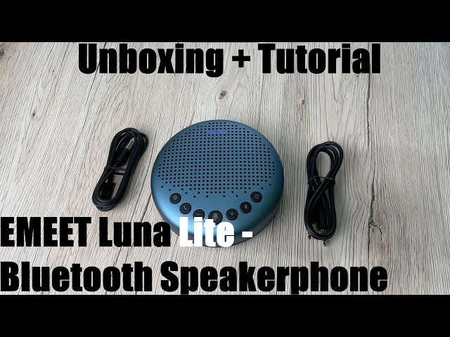 Bluetooth Speakerphone - Luna Lite Computer Speakers with