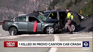 Man killed after Provo Canyon car crash
