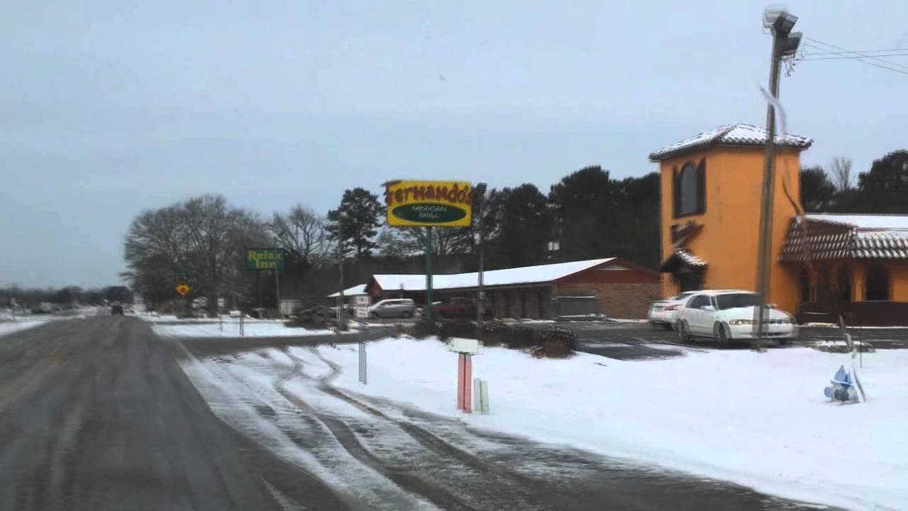 Snow Day on Hwy 49 in Magee, MS YouTube