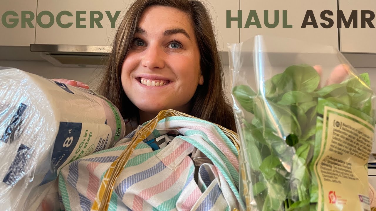 ASMR grocery haul 🍅🍝🍷 dinner with colleagues