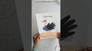 Make an adorable Handprint Bird Book