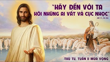 THỨ TƯ - TUẦN II MÙA VỌNG NĂM C - Mt 11, 28-30