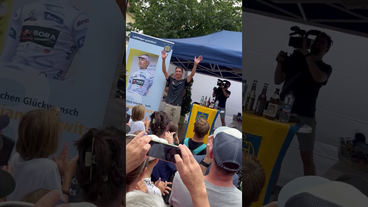 Florian Lipowitz - Empfang in Laichingen 