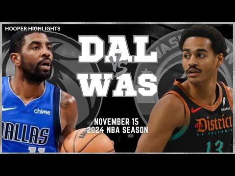 Dallas Mavericks vs Washington Wizards Full Game Highlights | Nov 15 | 2024 NBA Season