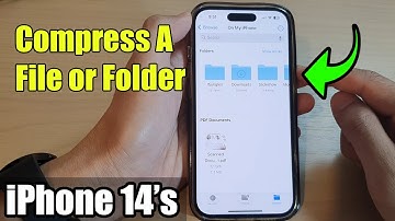 iPhone 14/14 Pro Max: How to Compress A File or Folder
