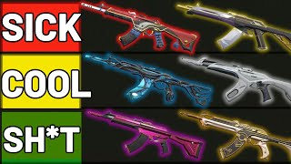 Ranking Every Vandal Skin In VALORANT In A Tier List!