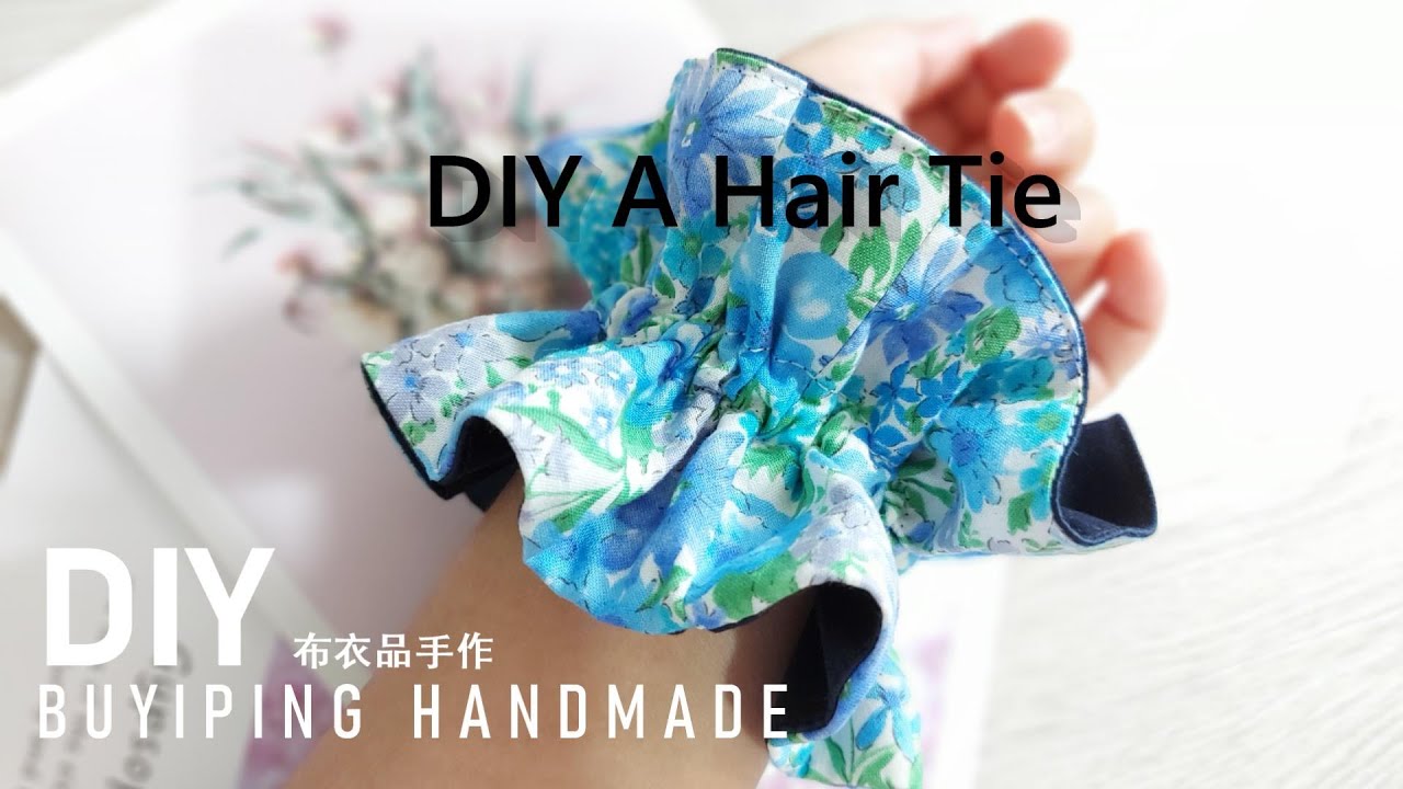 43.DIY荷葉髮圈｜DIY A Hair Tie【布衣品手作】【Buyiping Handmade】