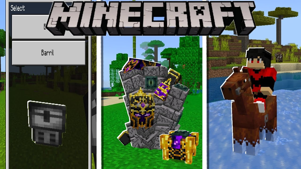 🔥TOP 3 ADDONS para o Minecraft Bedrock 1.20🔥 - YouTube