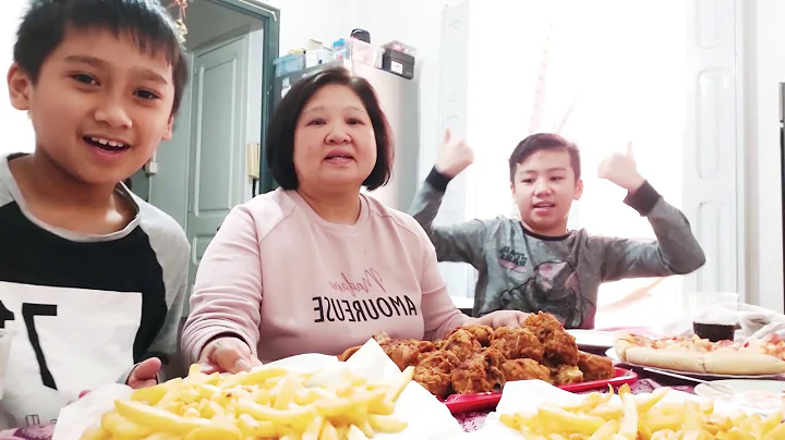 Chicken and fries challenge|Ruth Serrano