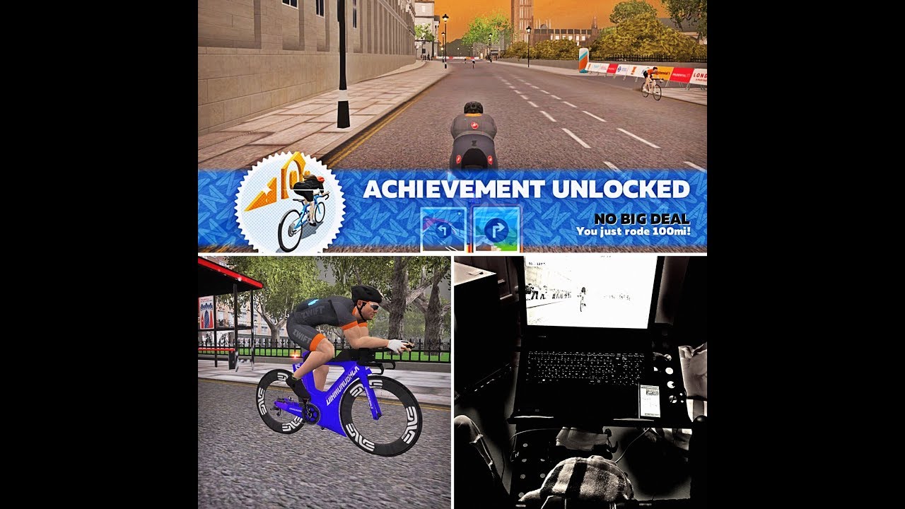 Zwift London 6 hours (!) Damondback 180 km/112 miles