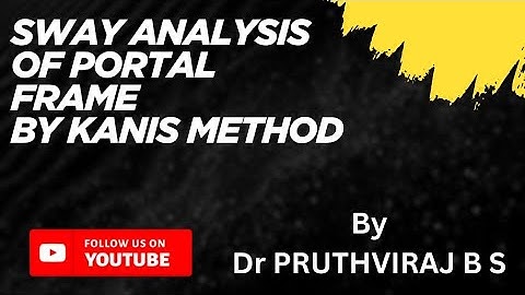 Problem 12: Kanis Method- Sway Analysis of Portal Frame