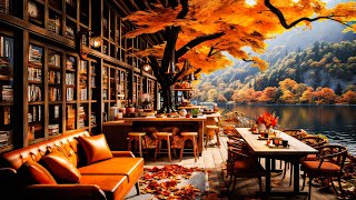 Smooth Piano Jazz Music 🍂 Cozy Autumn Coffee Shop Ambience ~ Warm Jazz Instrumental Music to Unwind