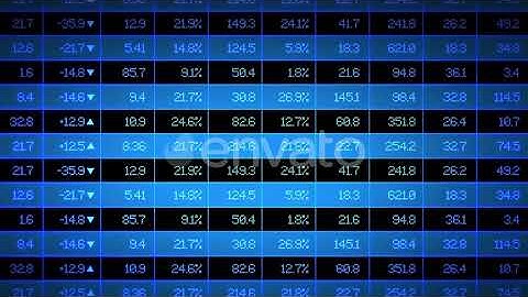 Stock Market Exchange Data Board | Motion Graphics - Videohive template