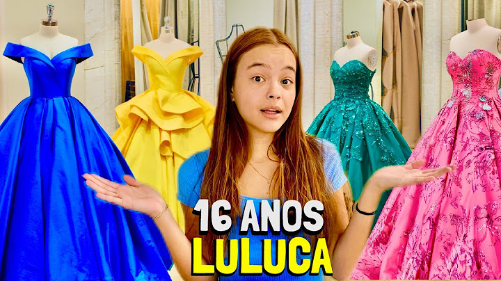 ESCOLHENDO O MEU VESTIDO PARA A FESTA DA LULUCA DE 16 ANOS!