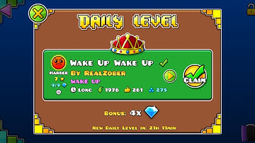 #1917 Wake Up Wake Up (by RealZober) [Geometry Dash]