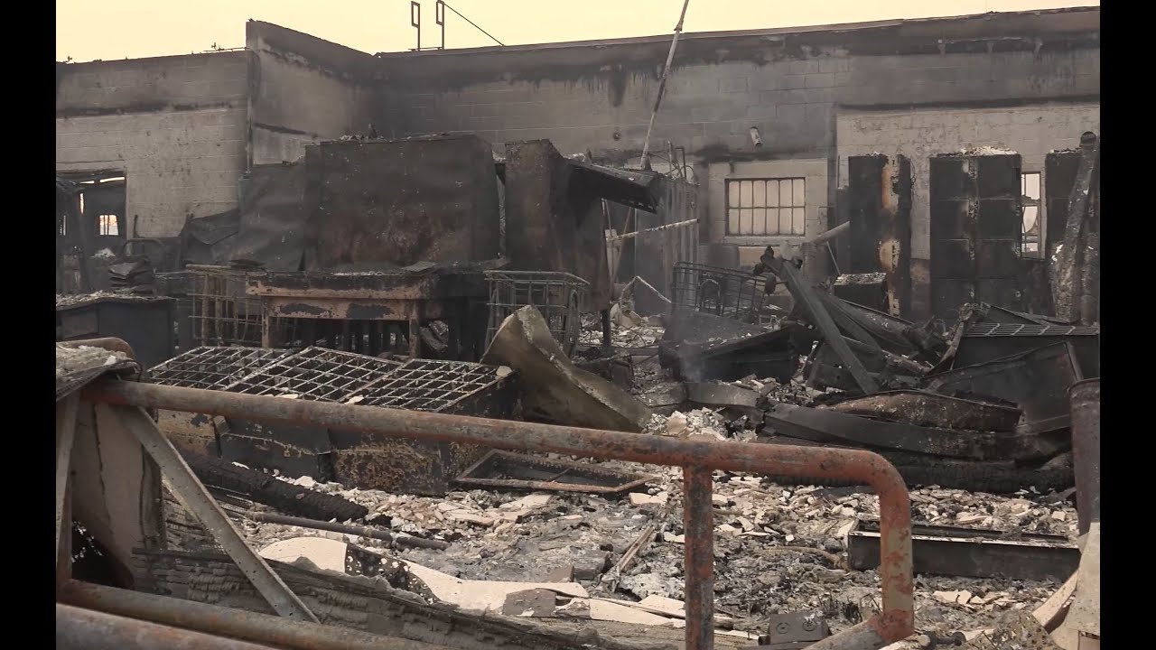 DIXIE FIRE: Raw video of drive through of the devastation on Greenville