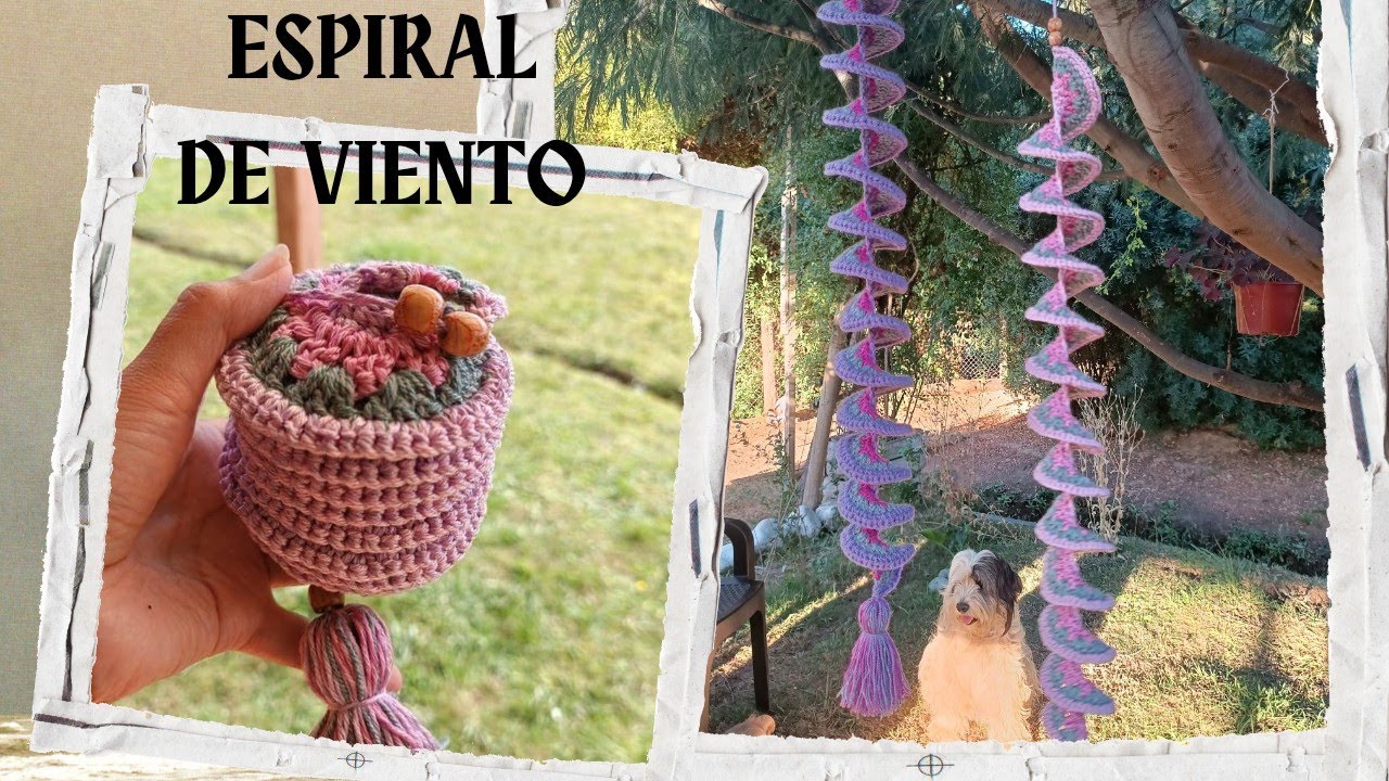 ESPIRAL DE VIENTO A CROCHET