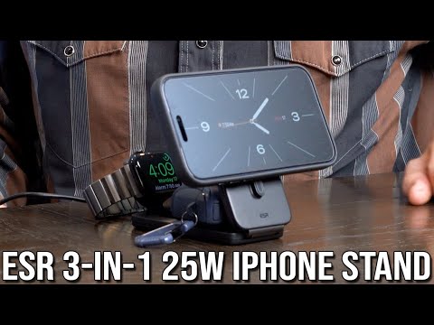ESR 3-in-1 25W マグネット式折りたたみ式充電ステーション