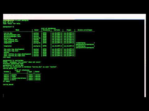 Linux Tutorials - Backup & Restore PostgreSQL Databases and Use psql from the Command Line