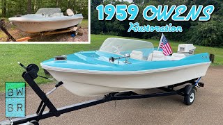 1959 Owens Runabout Rehab by Backwater Boat Rehab 13,153 views 10 months ago 57 minutes