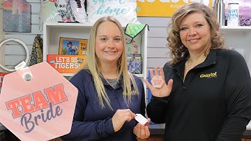 How to Decorate the Unisub Key Chain Hexagon Semigloss White 2-Sided Aluminum