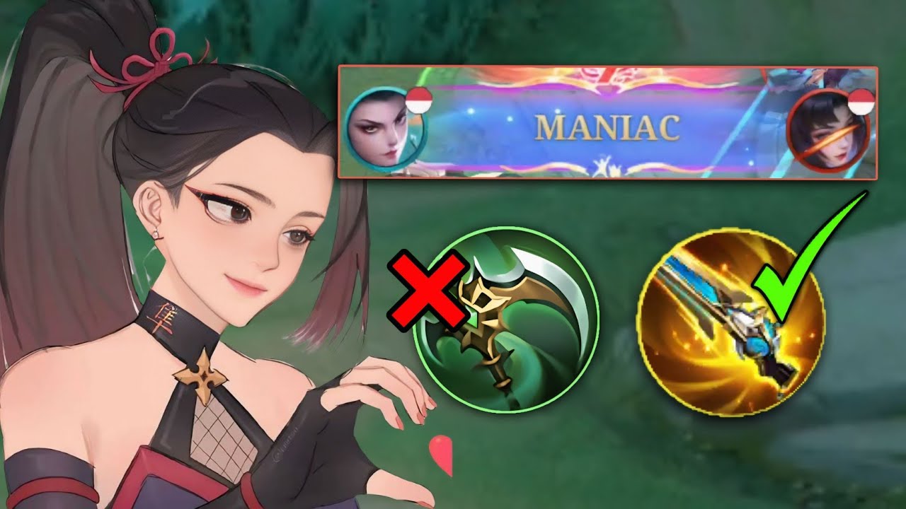 HANABI DAMAGENYA SAKIT KAYAK LAYLA LATE GAME😼 JANGAN PAKE KAPAK IJO TAPI PAKE INI..