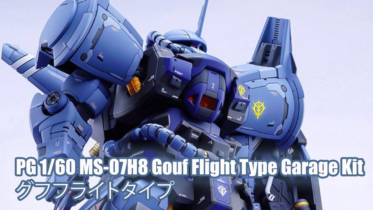 PG 1/60 MS-07H8 Gouf Flight Type Garage Kit - Custom Build(グフフライトタイプ)