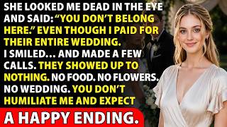 At My Brother's Wedding, His Bride Told Me to Leave—So I Canceled All the Wedding Payments