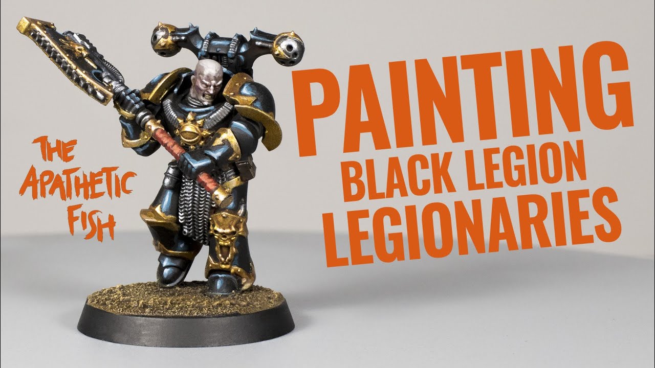 Painting Black Armor Black Legion Legionaire YouTube