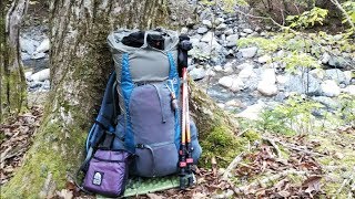 ウルトラライトハイクのパッキング例 (Granite Gear Virgate 26L)