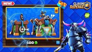 Купил скин на башню за 500 гемов clash royale