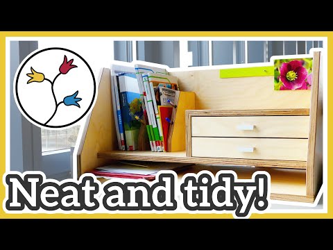 Wooden Desk Organizer Diy Get Rid Of That Clutter Youtube