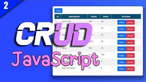 2/3 - CRUD con Javascript puro y Fetch - Manejo del DOM - Mostrar registros