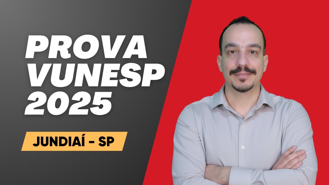 INFORMÁTICA VUNESP 2025 - PROVA RESOLVIDA - PREFEITURA DE JUNDIAÍ (SUPERIOR)