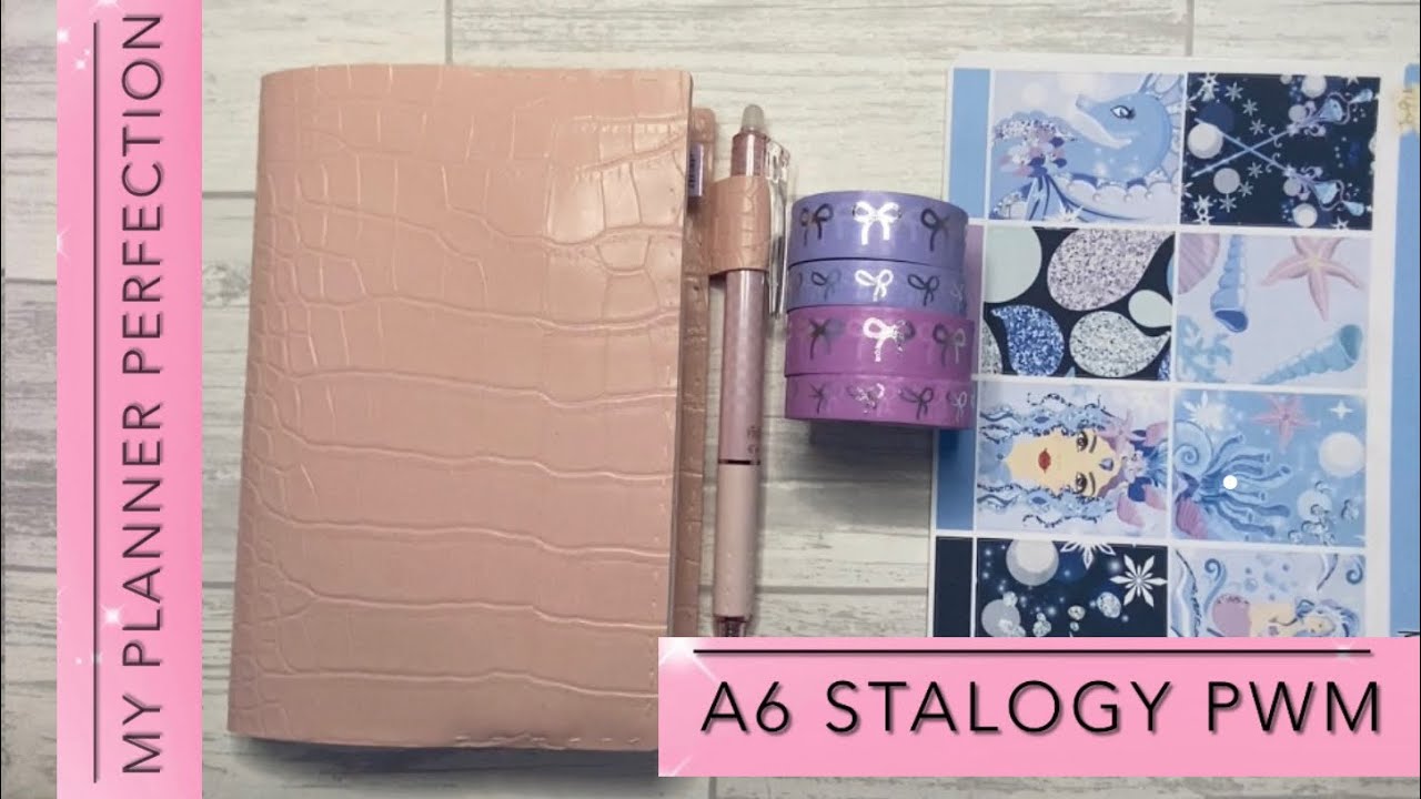 A6 Stalogy Plan With Me | My Planner Perfection - YouTube