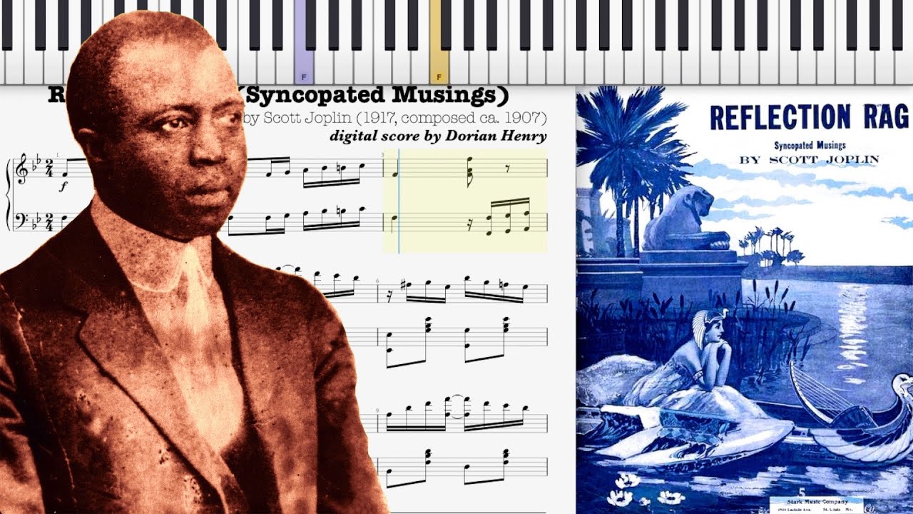 Reflection Rag by Scott Joplin (1917, Ragtime piano) - YouTube
