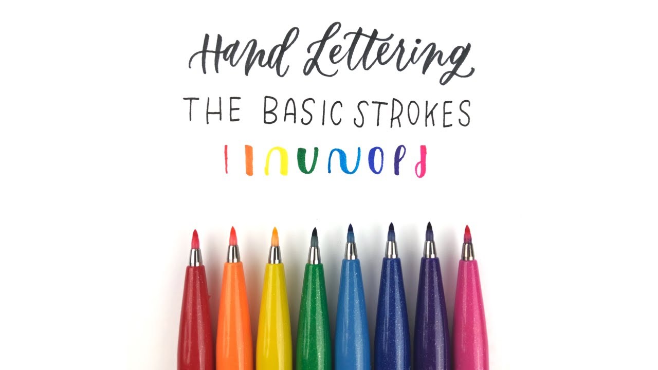 5 Types of Brush Pens for Hand Lettering Beginners - Ensign Insights
