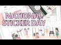 PLAN WITH ME | NATIONAL STICKER DAY | CLASSIC HAPPY PLANNER