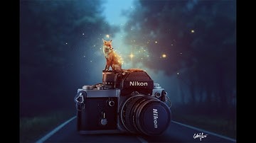 Glowing Fox Photo Manipulation Photoshop Tutorial