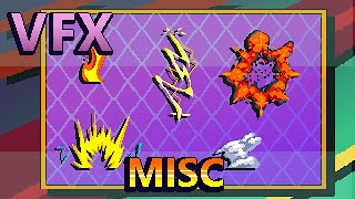 [pixel art] VFX/FX - MISC (explosion, fire, electricity, spark, smoke) for games!! screenshot 5