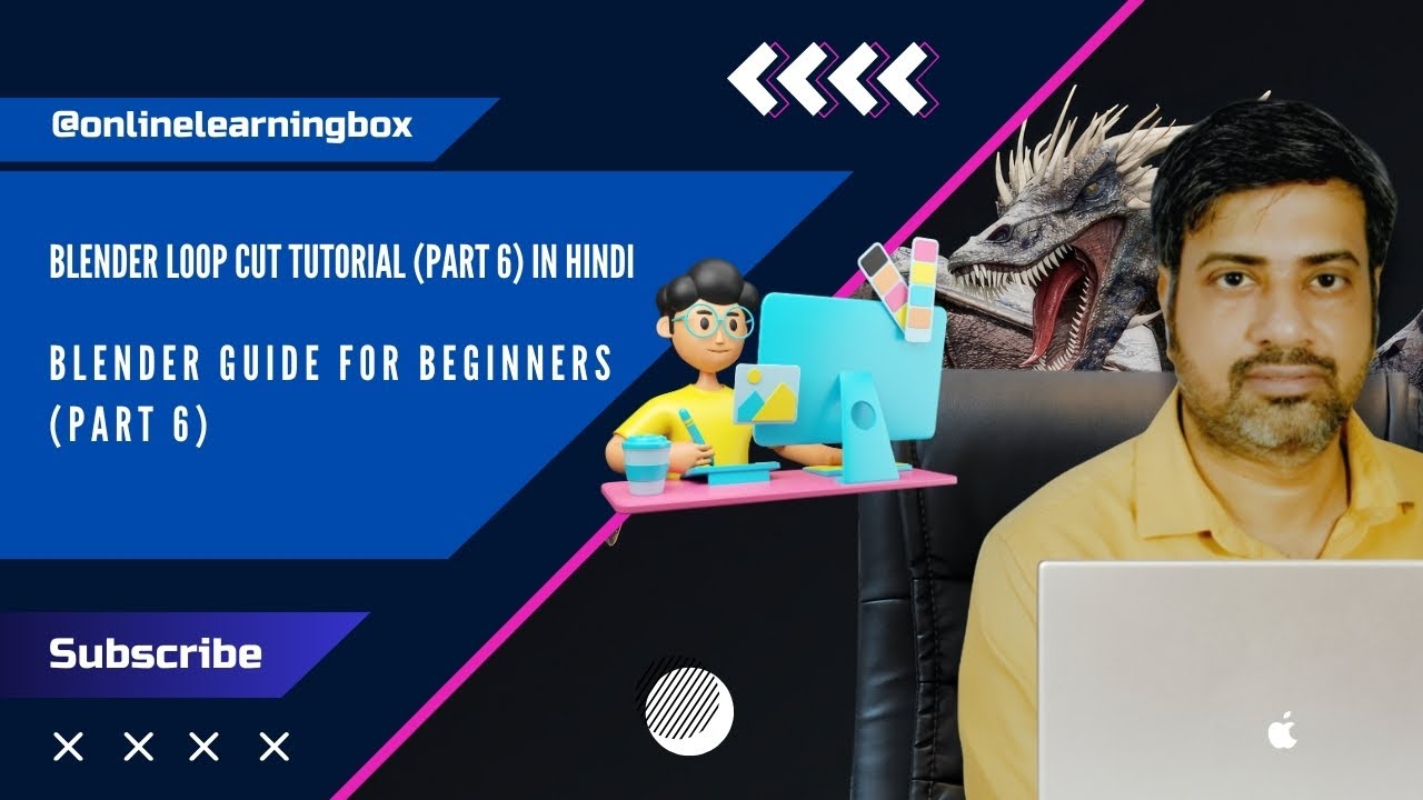 Blender Loop Cut Tutorial (Part 6) in Hindi Kartick Dutta # ...