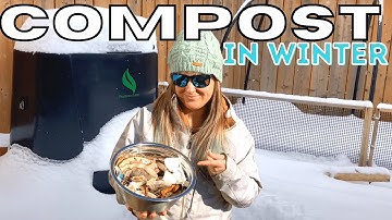 How to Compost in Winter | Cold Weather Hot Composting Tips | DIY